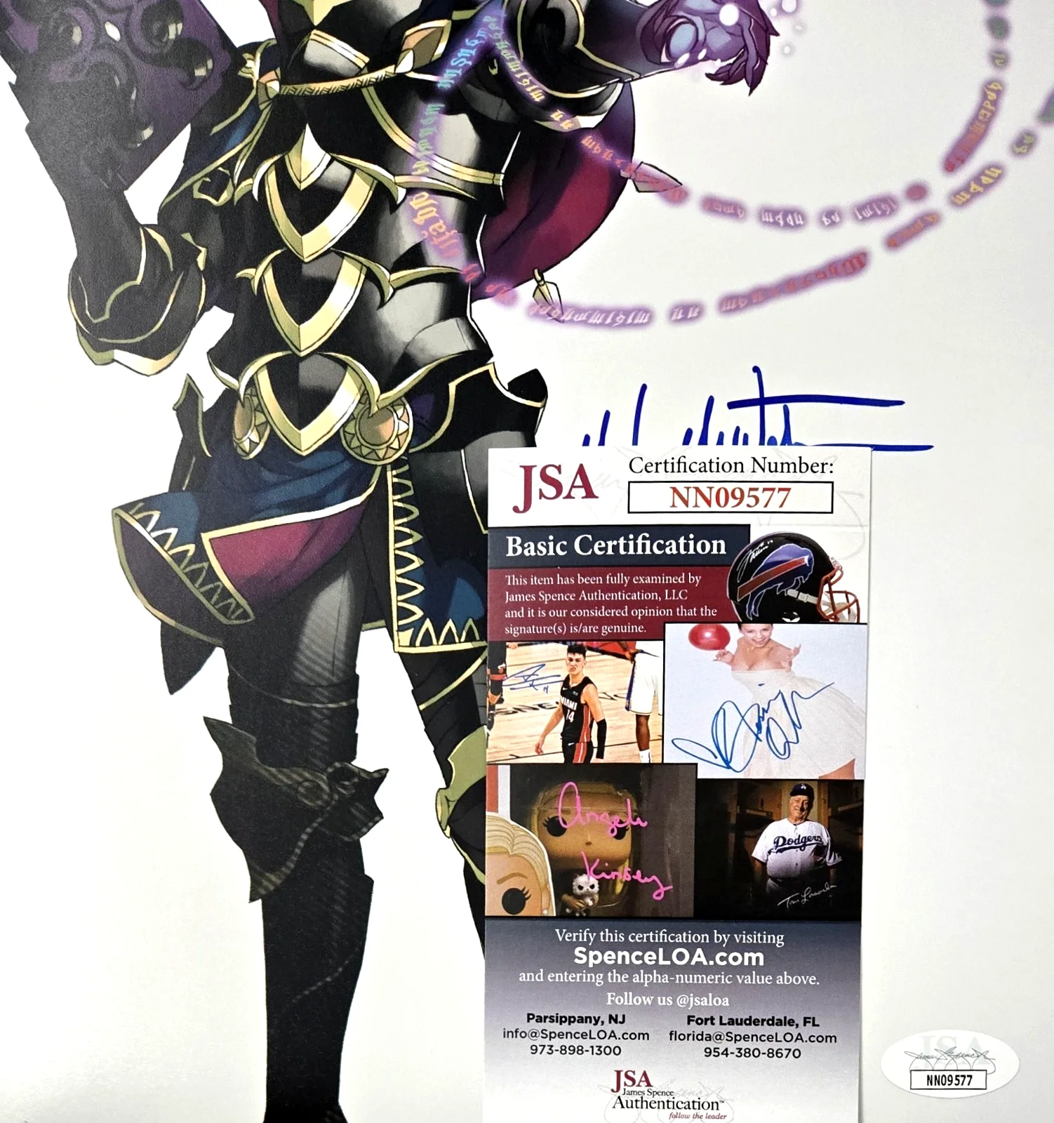 Max Mittelman — Fire Emblem Leo Signed Photo Max Mittelman Autograph Gaming 8x10 JSA COA 577, image 2