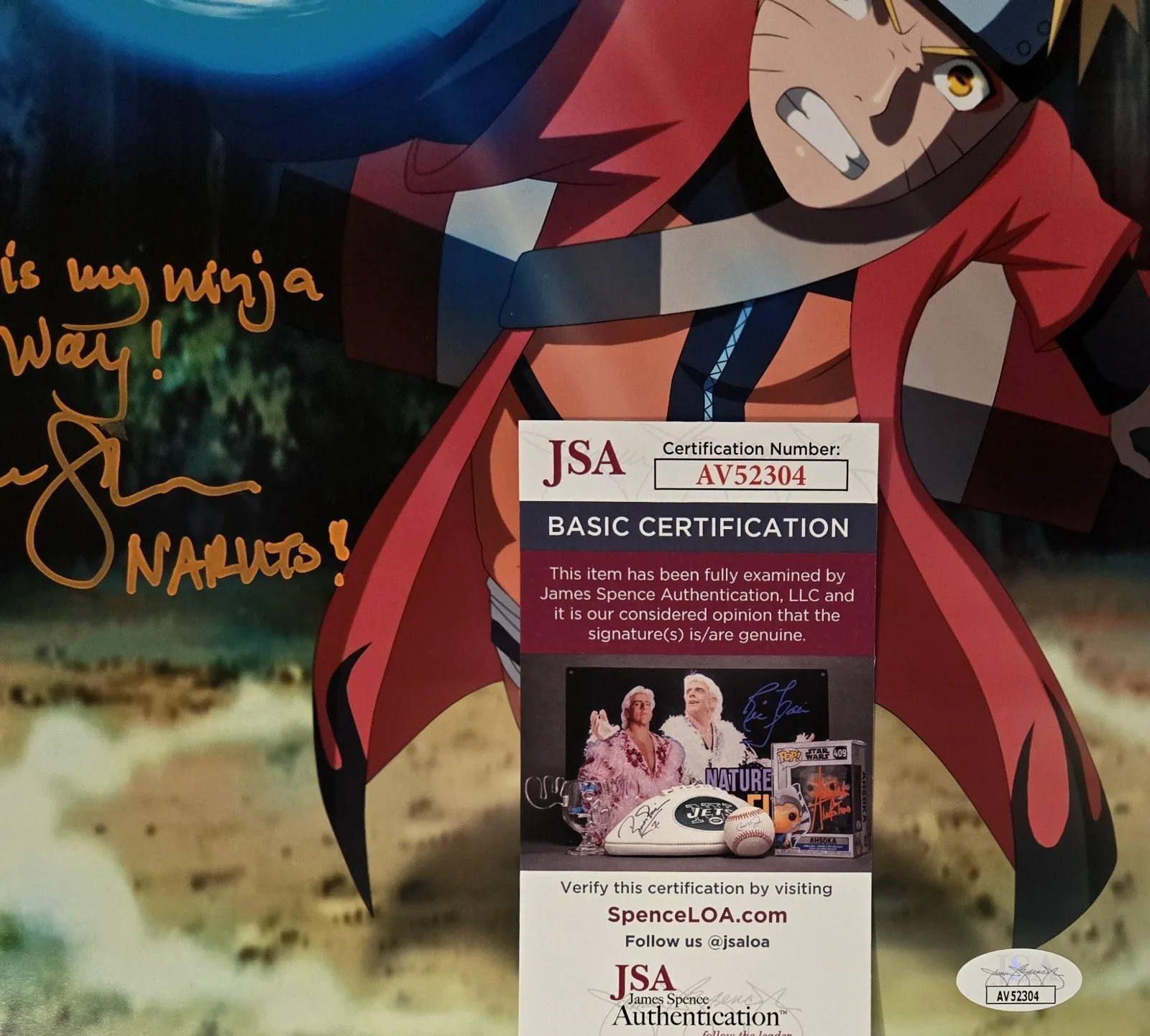 Maile Flanagan — Naruto Signed Photo Autograph Maile Flanagan Boruto Anime Manga 11x14 JSA COA 04, image 2