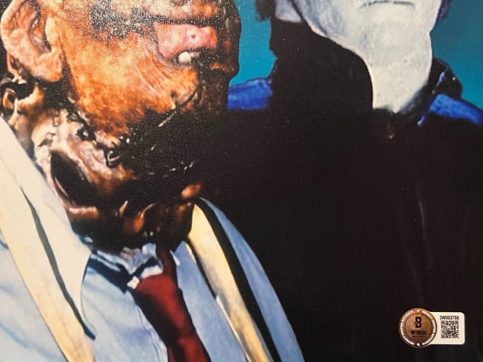 Tom Morga Signed 11x14 Photo *Michael Myers/Leatherface/Jason* Beckett Witnessed, изображение 3