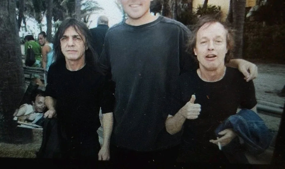 Angus Young Ac/Dc Signed 11x14 Ac Dc Acdx Glossy 2007 08 Signed, image 4