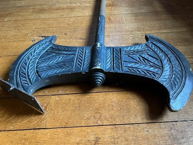 ORIGINAL 'AXE' - film "Greek" axe made for an American TV show- "The Oddessy", изображение 5