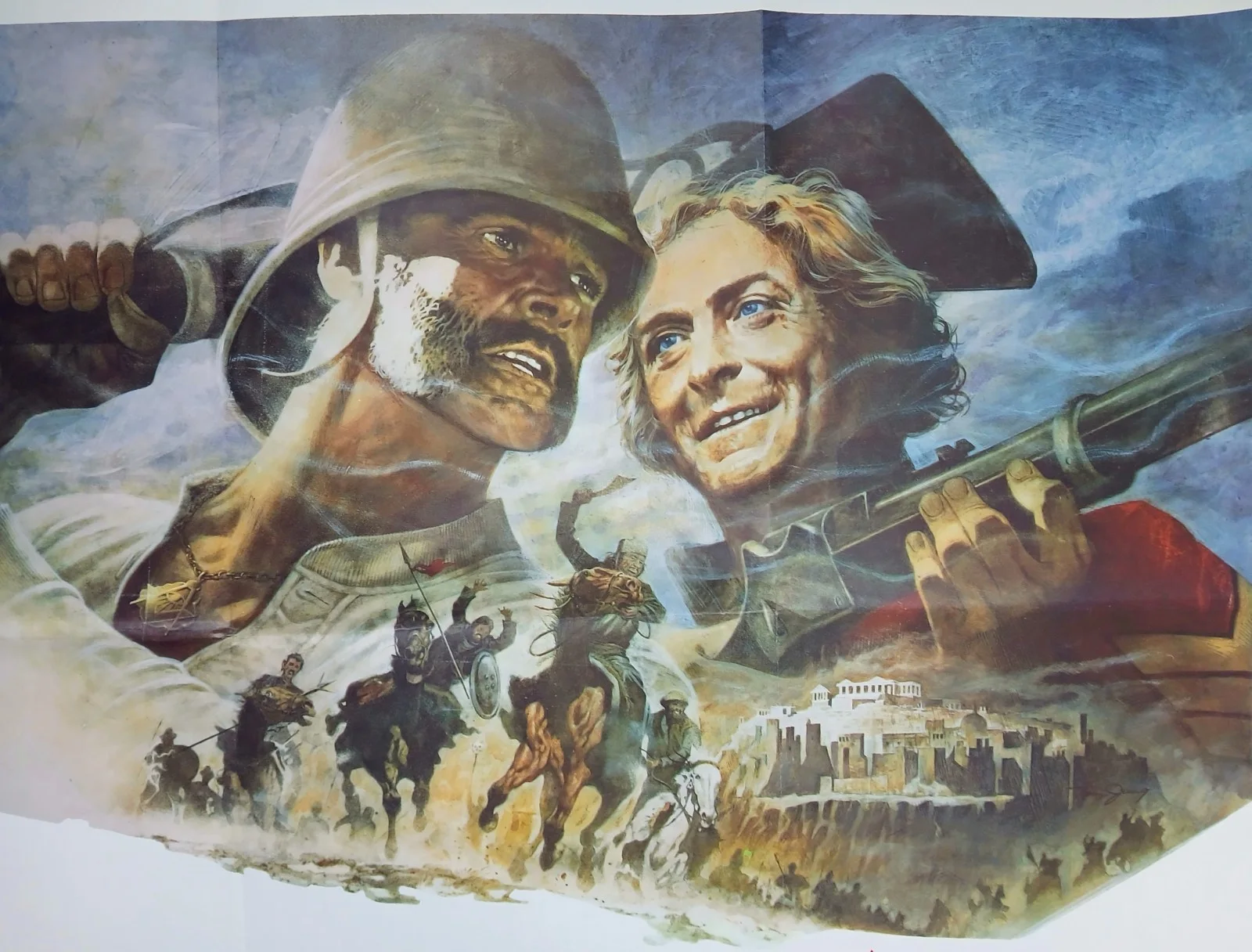THE MAN WHO WOULD BE KING (1975) superb condition original UK quad poster, изображение 2