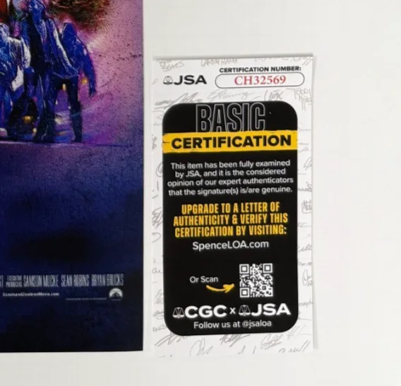 CHRISTOPHER LANDON — CHRISTOPHER LANDON signed "SCOUTS GUIDE ZOMBIE APOCALYPSE" 12x18 Photo (JSA COA), image 2