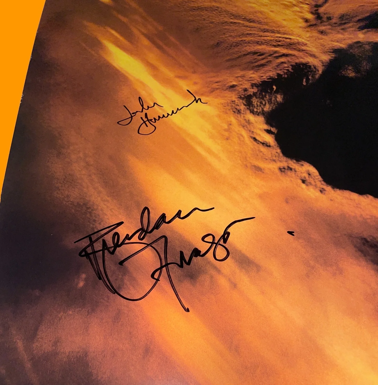 Brendan Fraser, John Hannah, Oded Fehr, Patricia Velasquez — Brendan Fraser +3 Signed 27x40 Mummy Original International DS Poster JSA COA, изображение 2