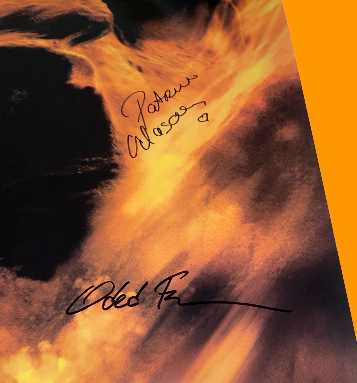 Brendan Fraser, John Hannah, Oded Fehr, Patricia Velasquez — Brendan Fraser +3 Signed 27x40 Mummy Original International DS Poster JSA COA, изображение 3