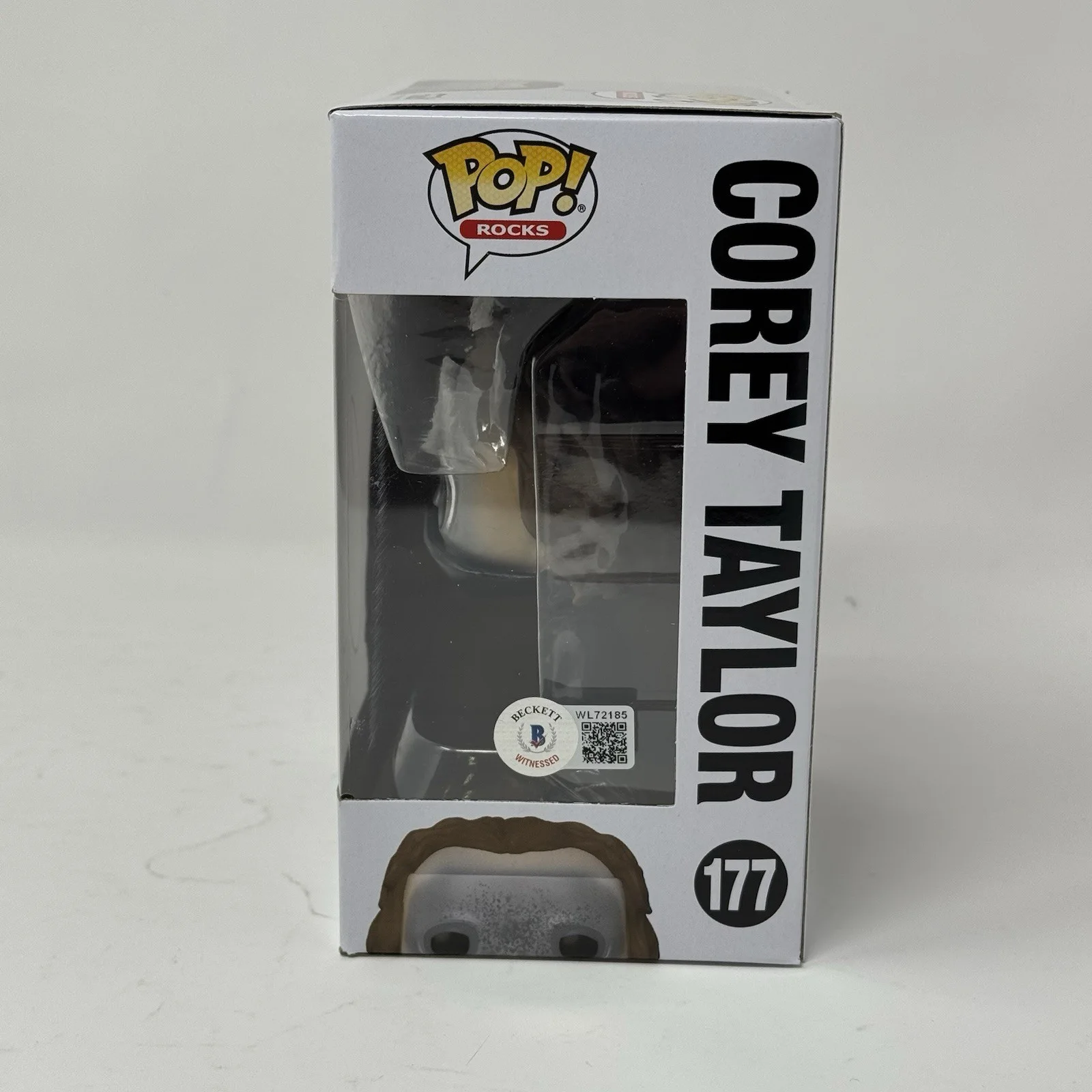 Corey Taylor — Corey Taylor Slipknot Signed Autograph Funko Pop Rocks #177 Proof Beckett COA, изображение 5