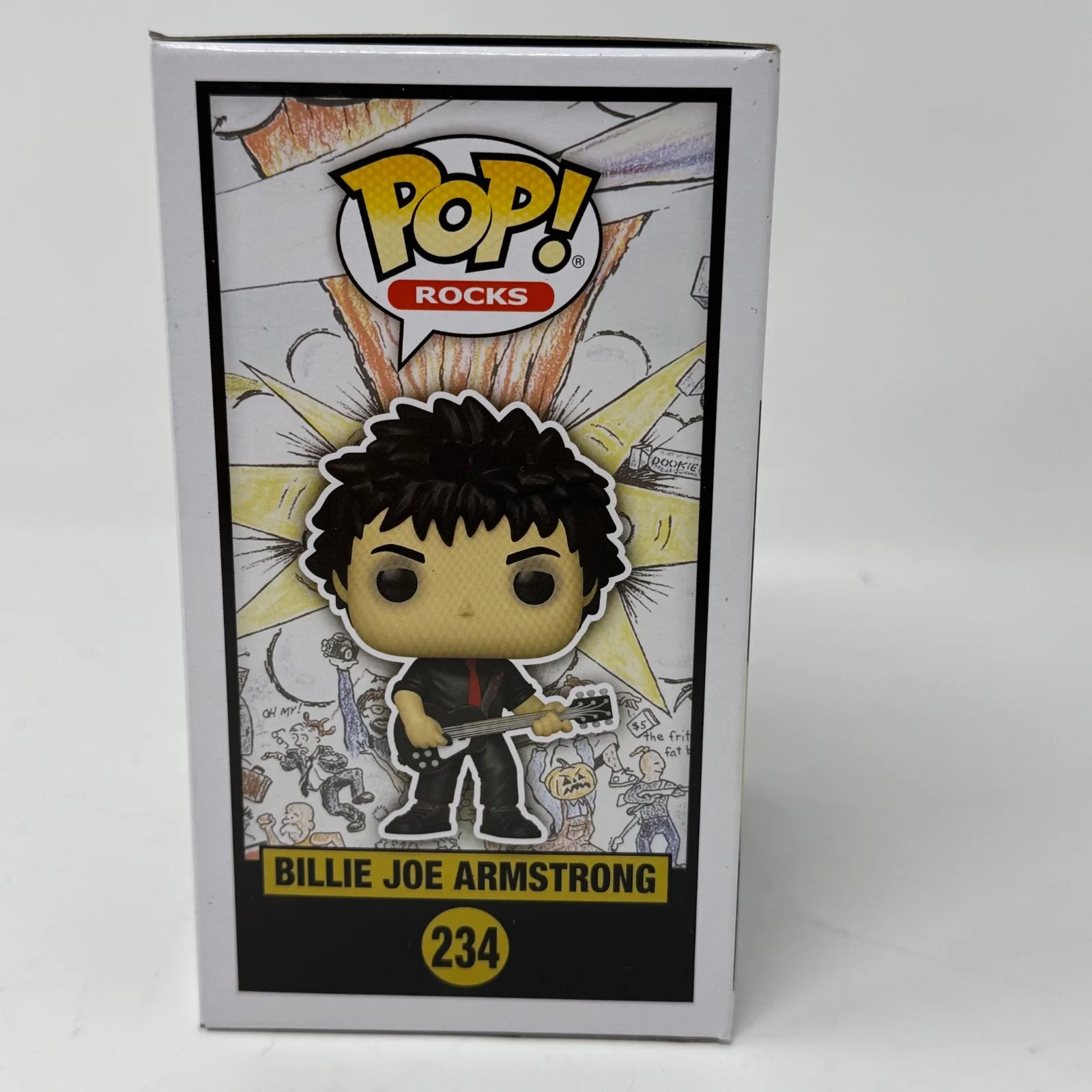 Billie Joe Armstrong Green Day Signed Funko Pop Rocks Autograph Beckett BAS COA, image 5