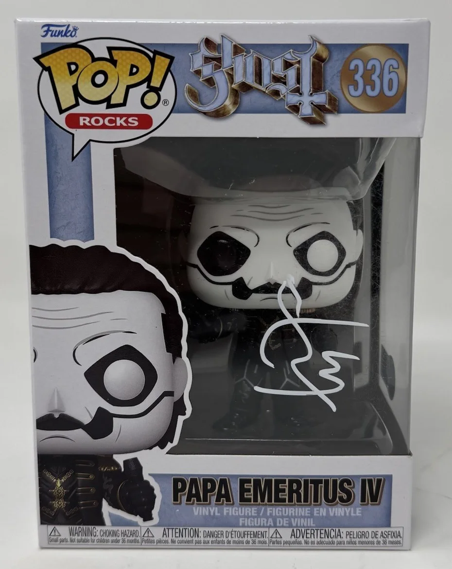 Tobias Forge Ghost Signed Papa Emeritus IV Funko Pop 336 Autograph Beckett COA, image 2