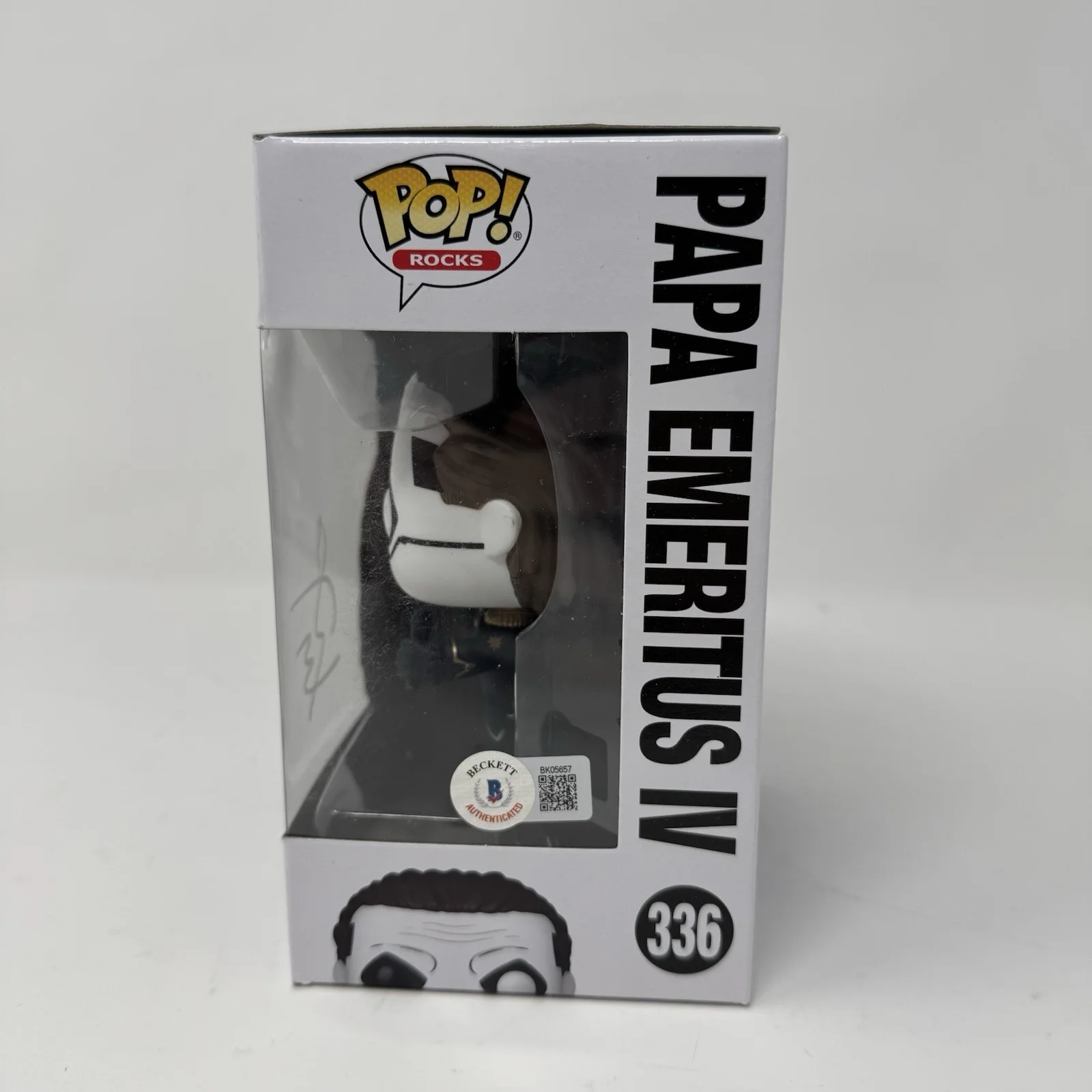 Tobias Forge Ghost Signed Papa Emeritus IV Funko Pop 336 Autograph Beckett COA, image 3
