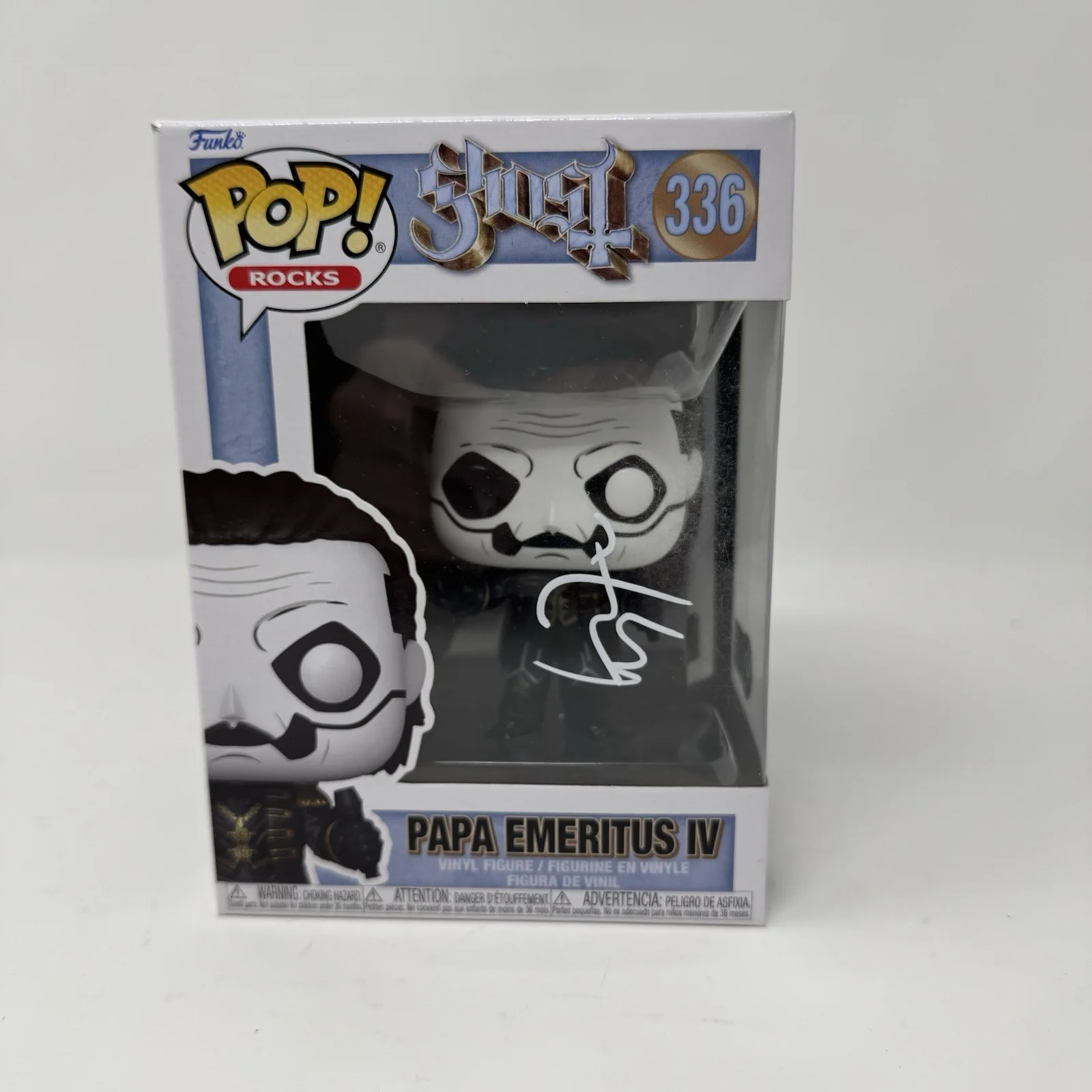 Tobias Forge Ghost Signed Papa Emeritus IV Funko Pop 336 Autograph Beckett COA, image 4