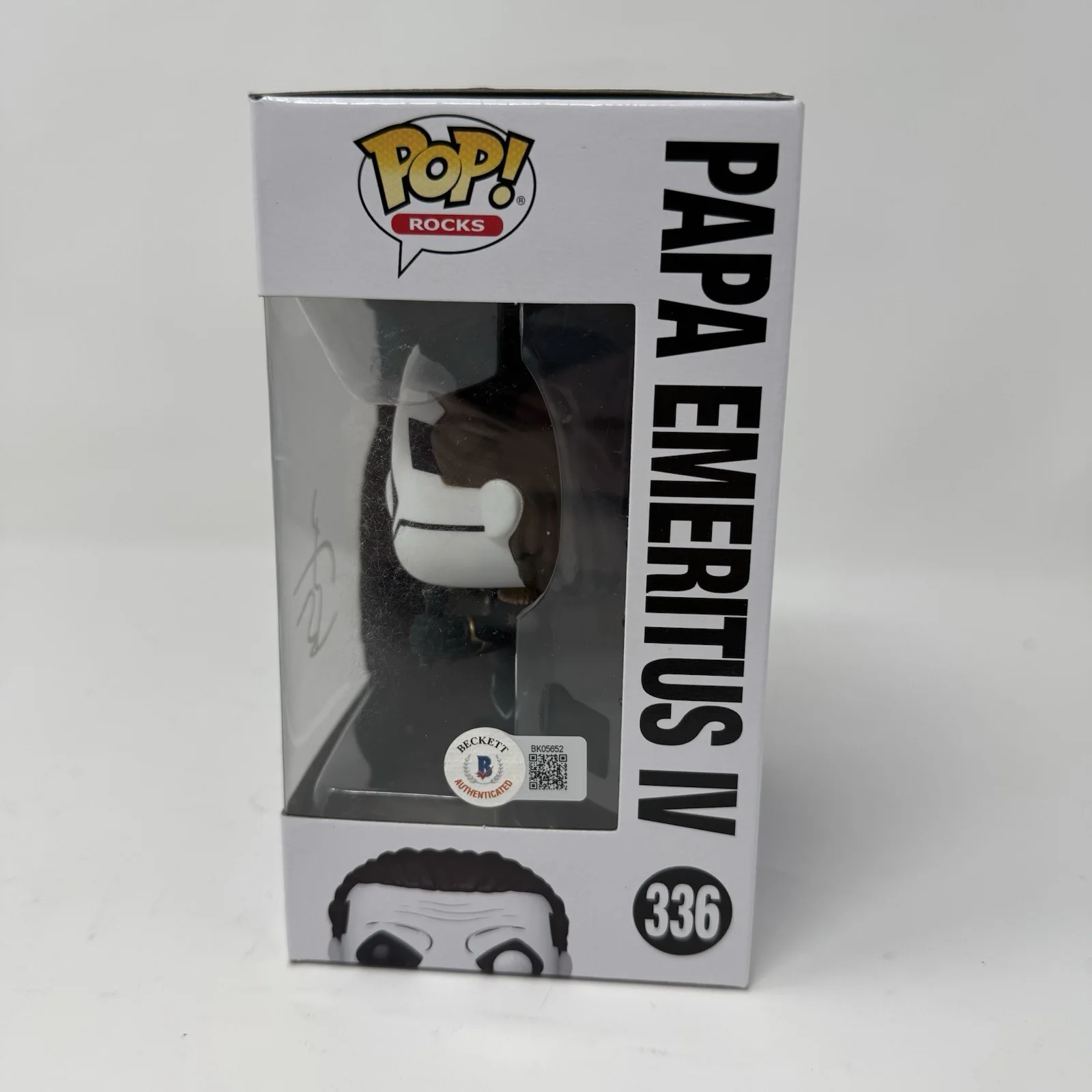 Tobias Forge Ghost Signed Papa Emeritus IV Funko Pop 336 Autograph Beckett COA, image 5