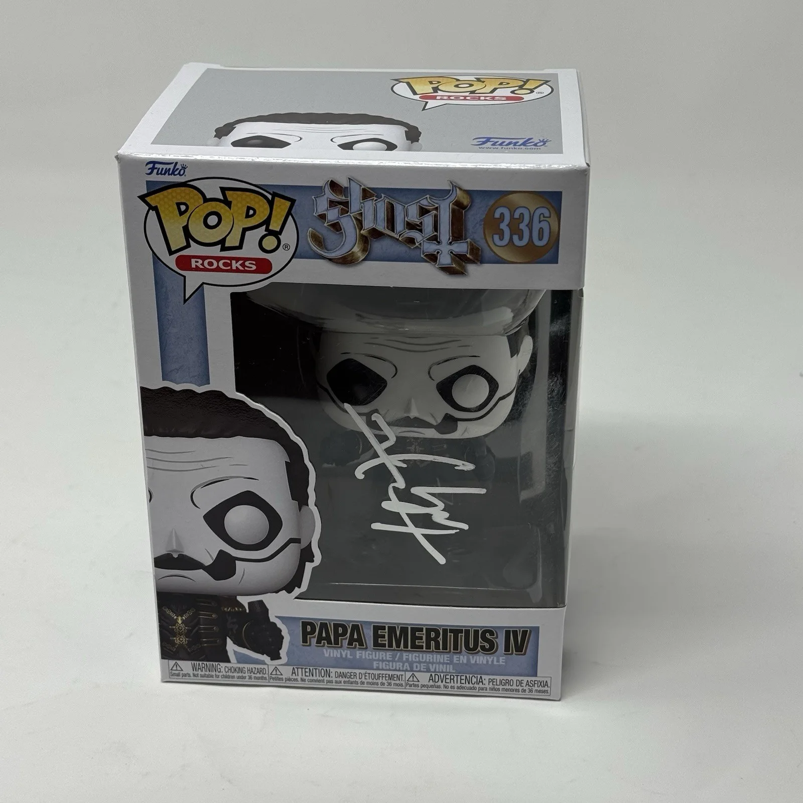 Tobias Forge Ghost Signed Funko Pop Papa Emeritus IV 336 Autograph Beckett COA, изображение 5