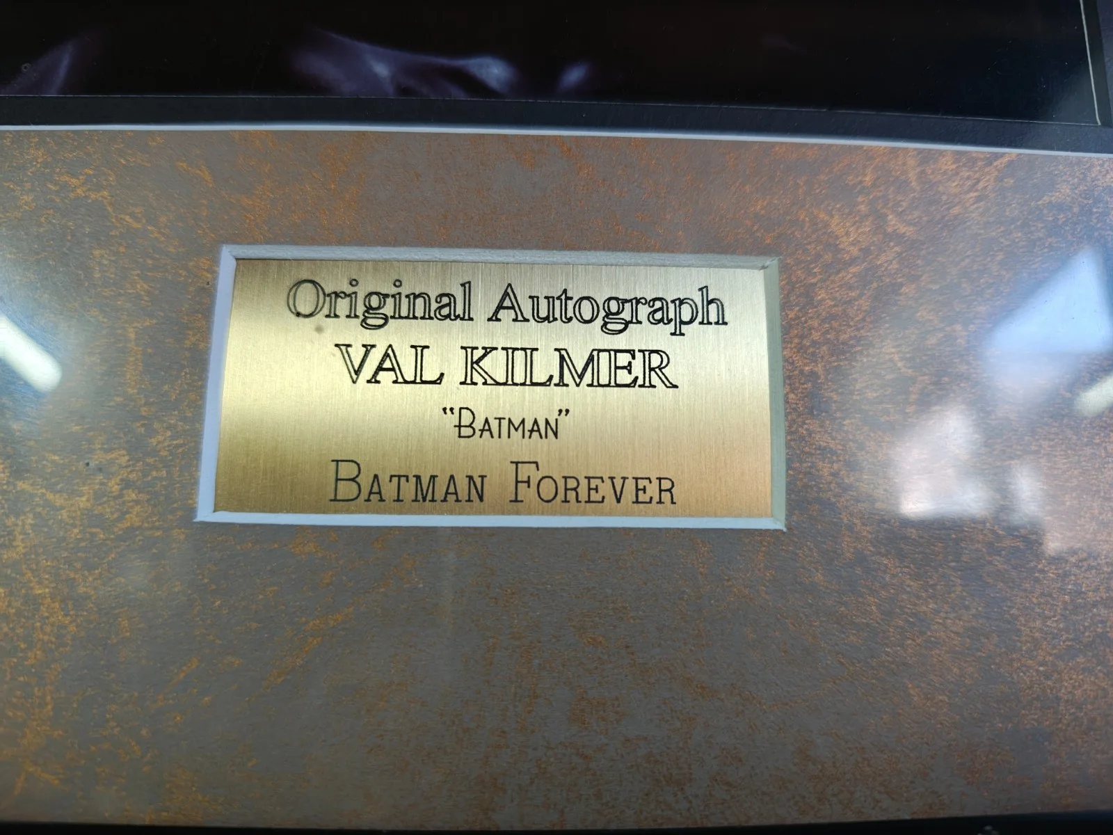 Genuine Authentic Val Kilmer Signed 1995 Batman Forever Framed Photo 8x10, изображение 3