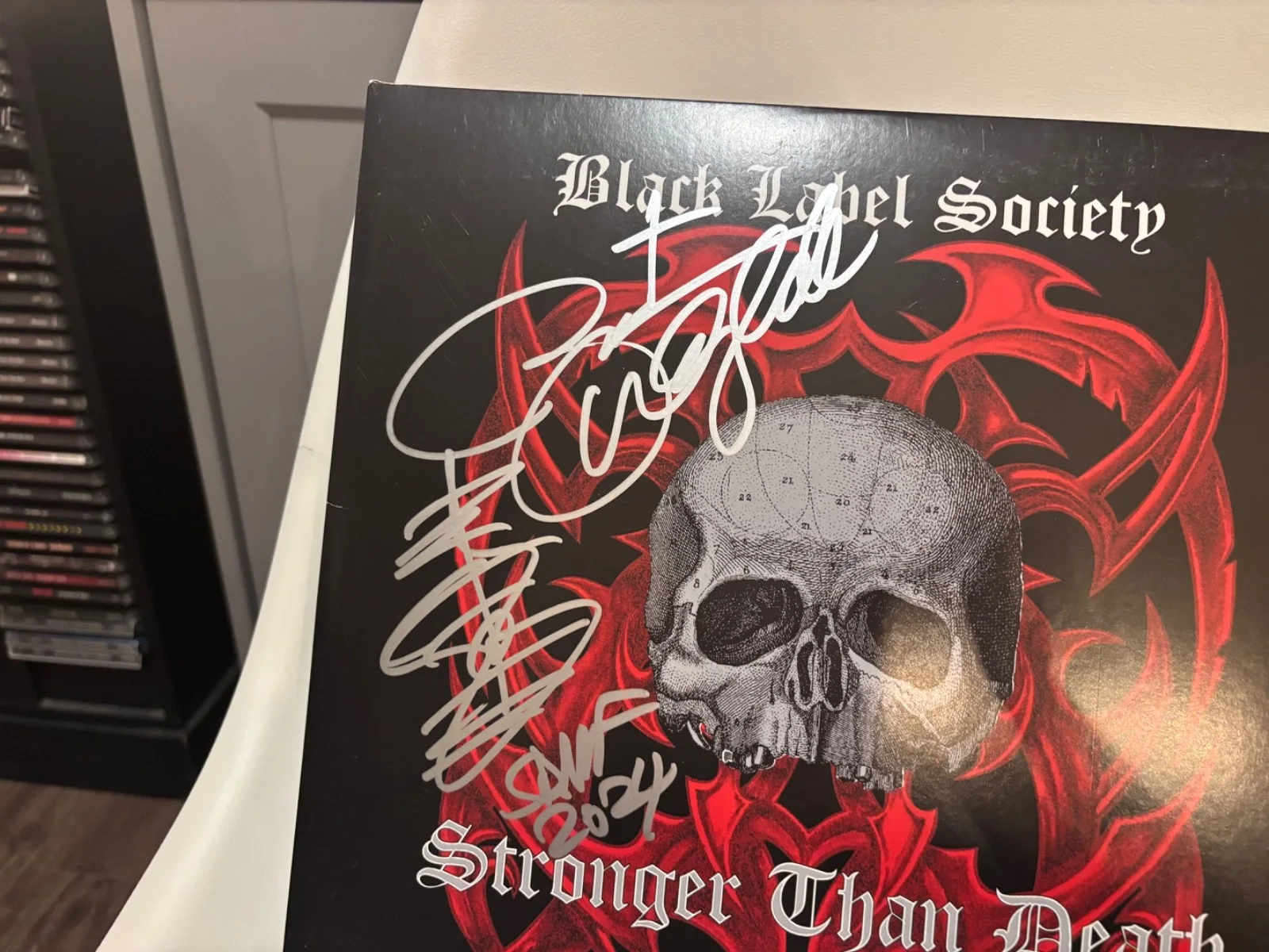 ZAKK WYLDE SIGNED AUTOGRAPHED LP VINYL STRONGER THAN DEATH BLACK LABEL SOCIETY, изображение 2