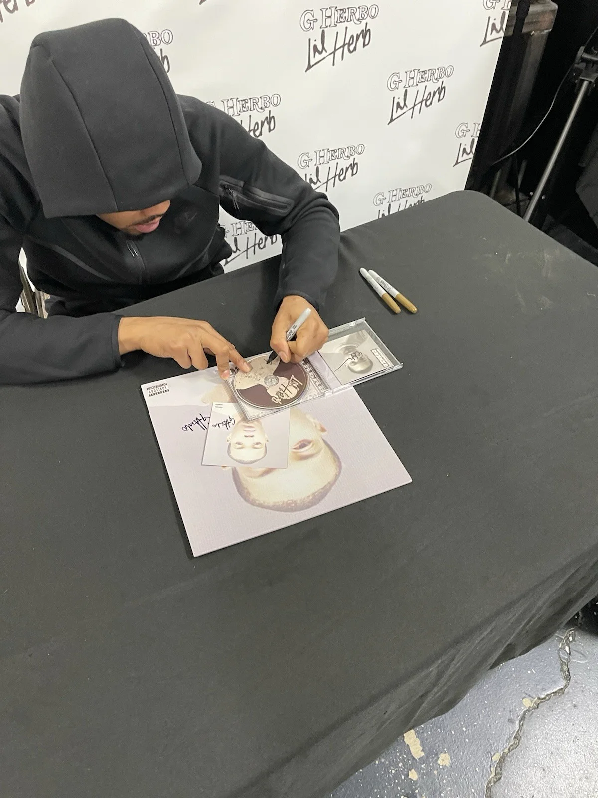 G- Herbo “Lil Herb” Vinyl (2025). New - Autographed, image 4