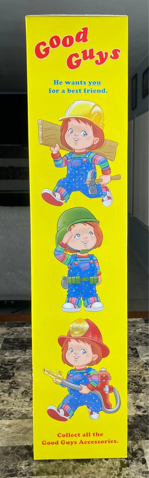 Alex Vincent — Alex Vincent & Edan Gross Signed Good Guys Chucky Doll 30" Replica Auto JSA COA, изображение 3