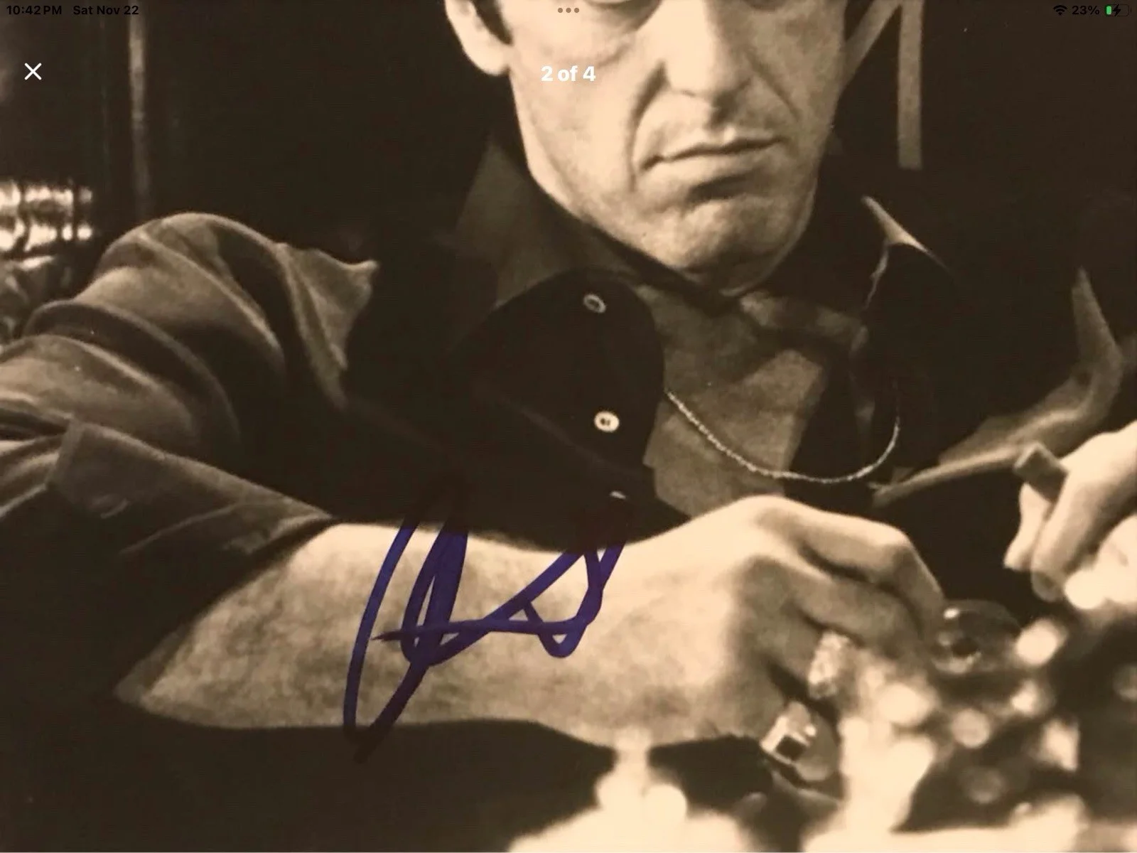 Scarface Al Pacino Signed Photo, image 2