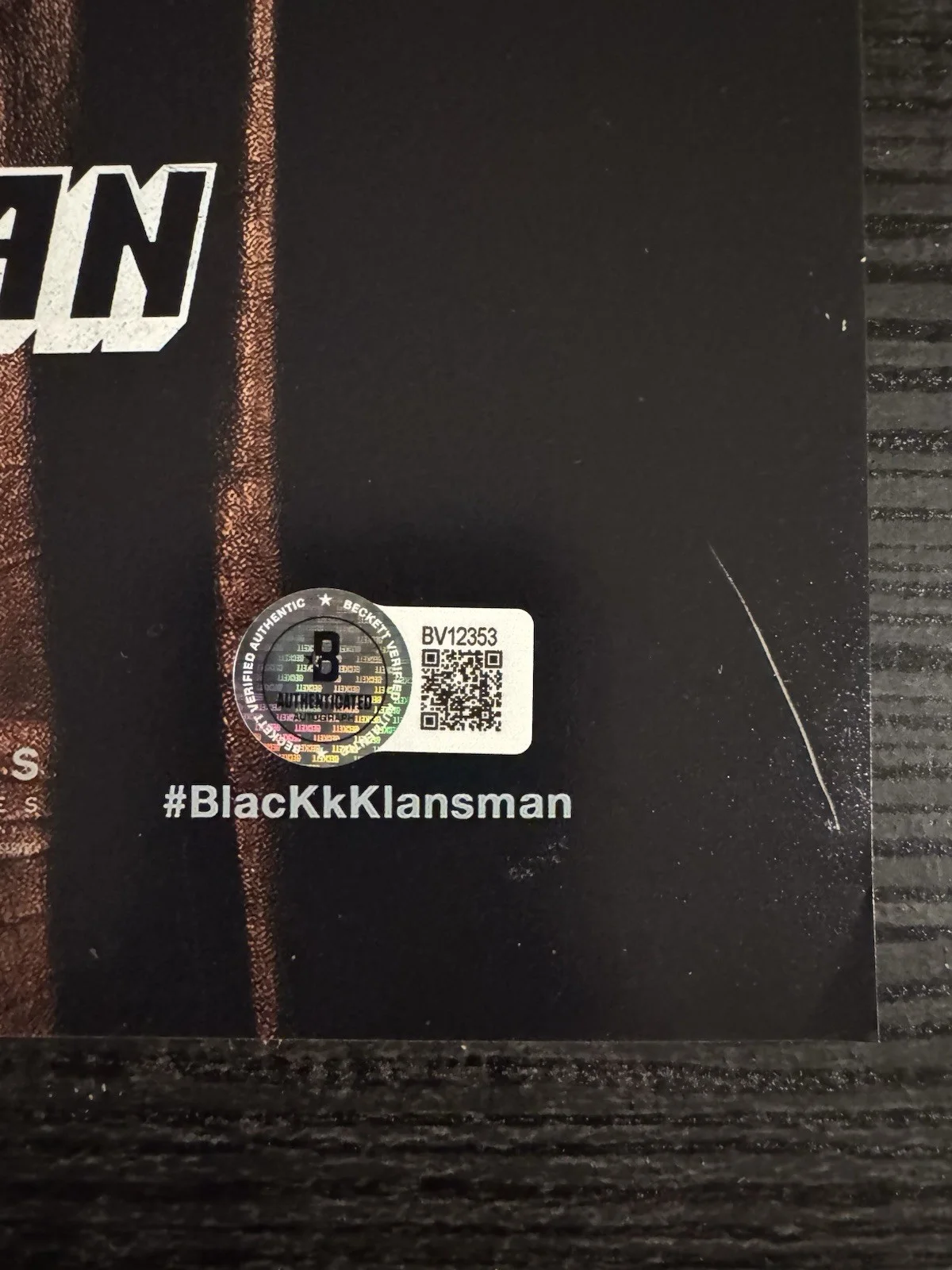 Spike Lee (Director) Signed Blackkklansman 12x18 Movie Posters W/ Beckett COA, image 2