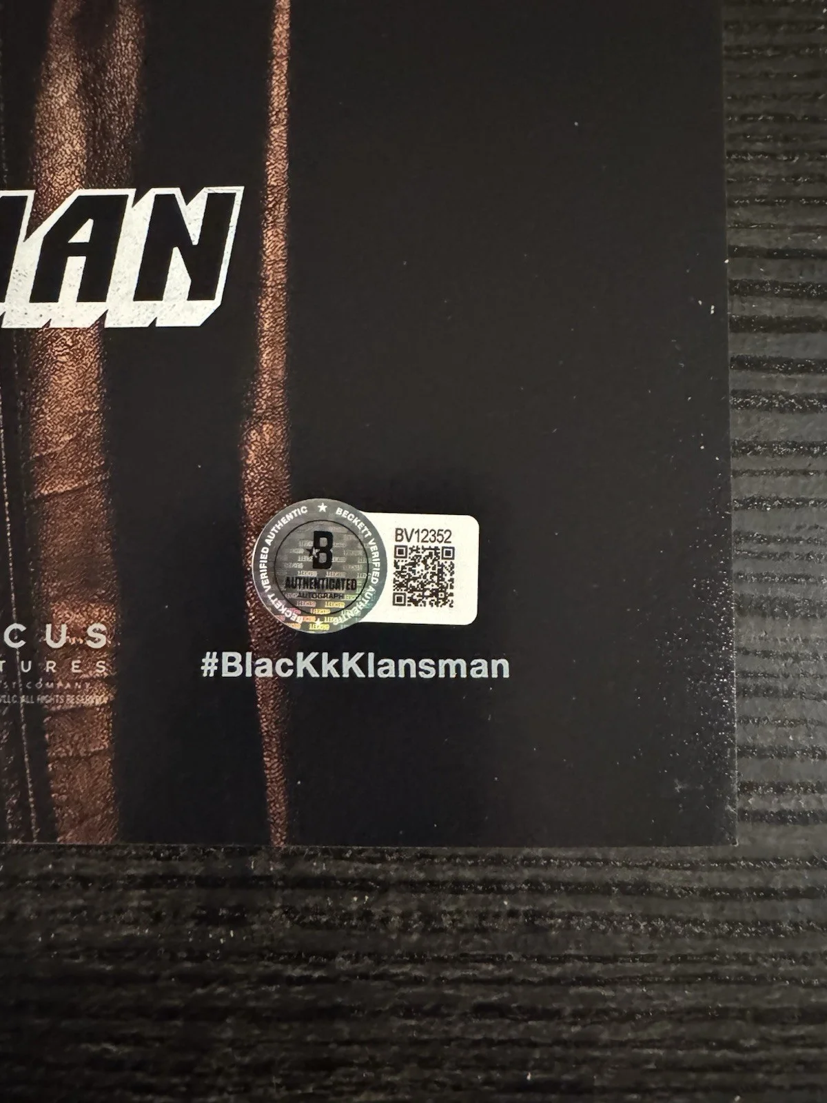 Spike Lee (Director) Signed Blackkklansman 12x18 Movie Posters W/ Beckett COA, изображение 2