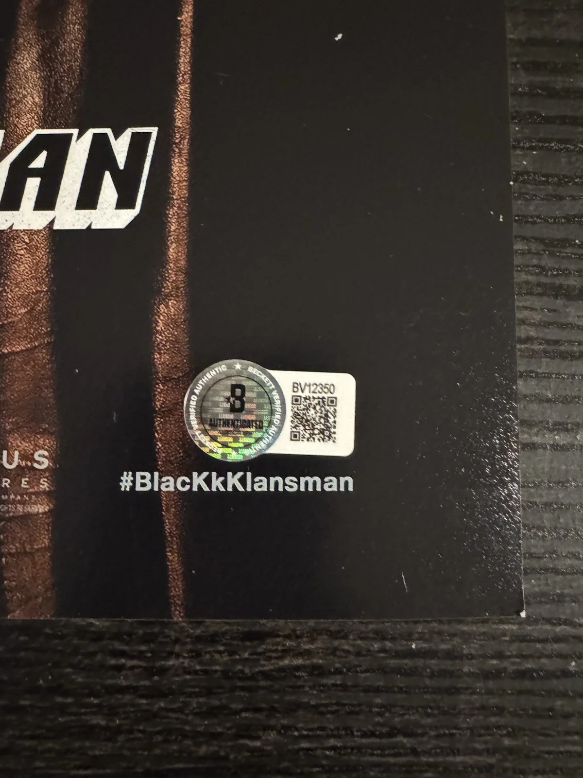 Spike Lee (Director) Signed Blackkklansman 12x18 Movie Posters W/ Beckett COA, изображение 2