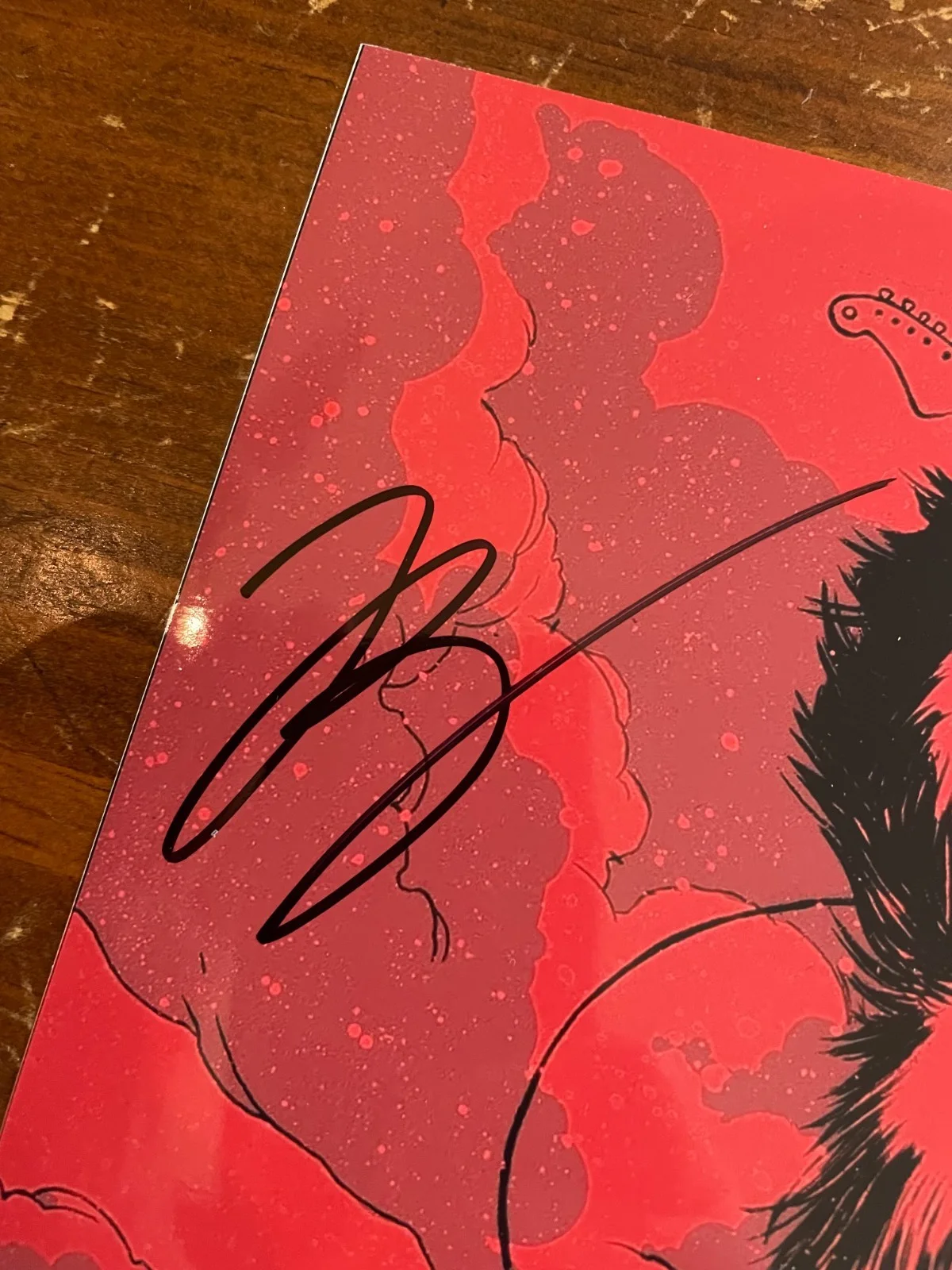 Buzz Osbourne — The Melvins Buzz Osbourne Signed Autograph Signature 8x10 Glossy Photograph, изображение 2