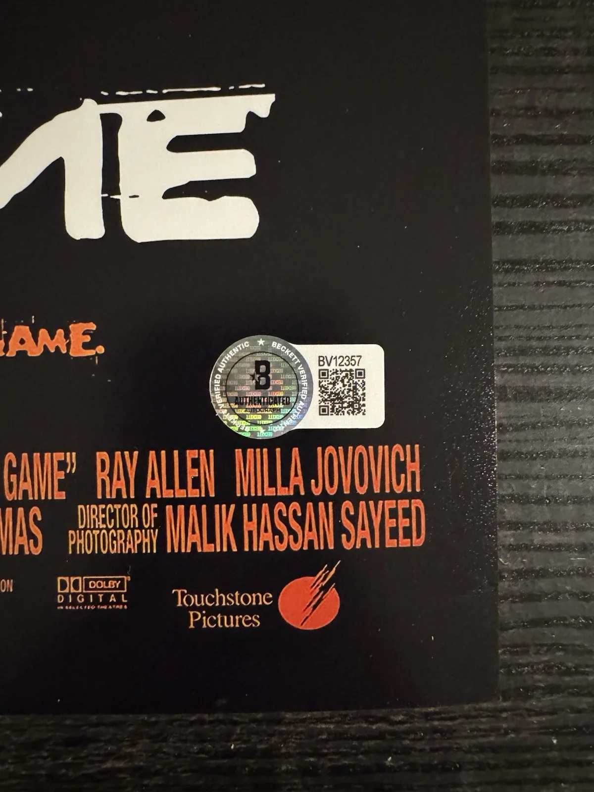 Spike Lee (Director) Signed He Got Game 12x18 Movie Posters W/ Beckett COA, image 2