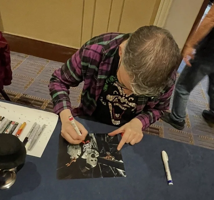 Art the Clown signed 8x10 picture Terrifier David Howard Thornton PHOTO PROOF, image 3