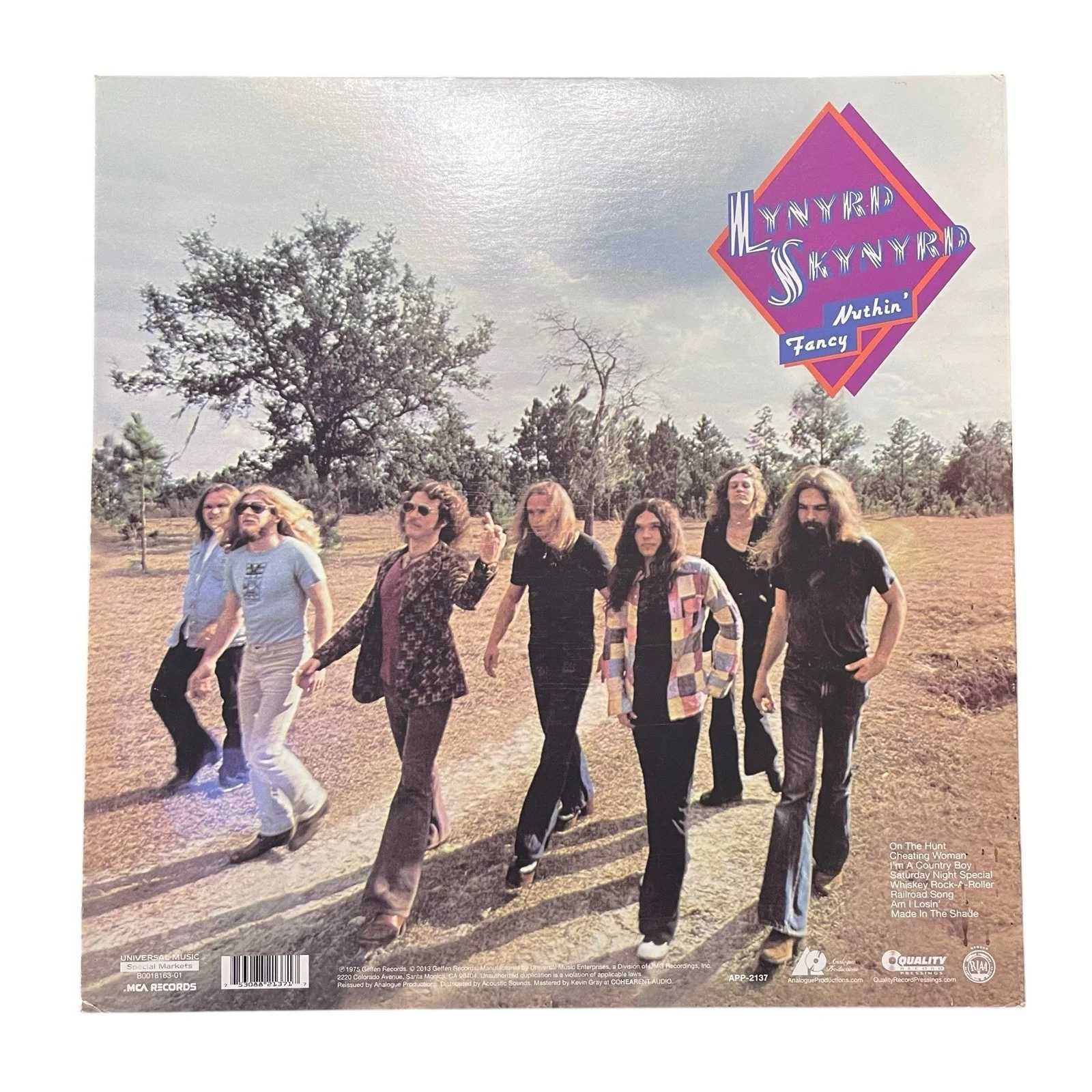 Lynyrd Skynyrd Gary Rossington Signed Autograph Nuthin Fancy Vinyl Album, image 4
