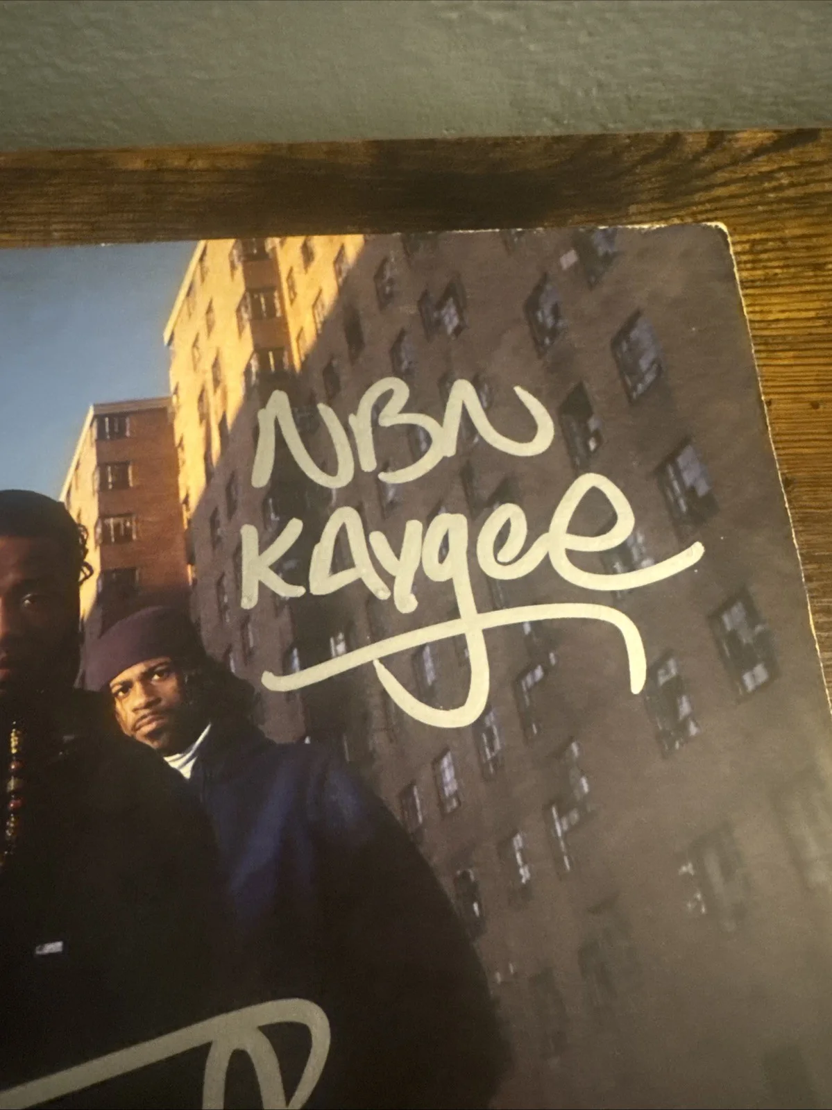 TREACH VIN Rock Kay Gee SIGNED O.P.P. VINYL AUTOGRAPHED NAUGHTY BY NATURE, изображение 4