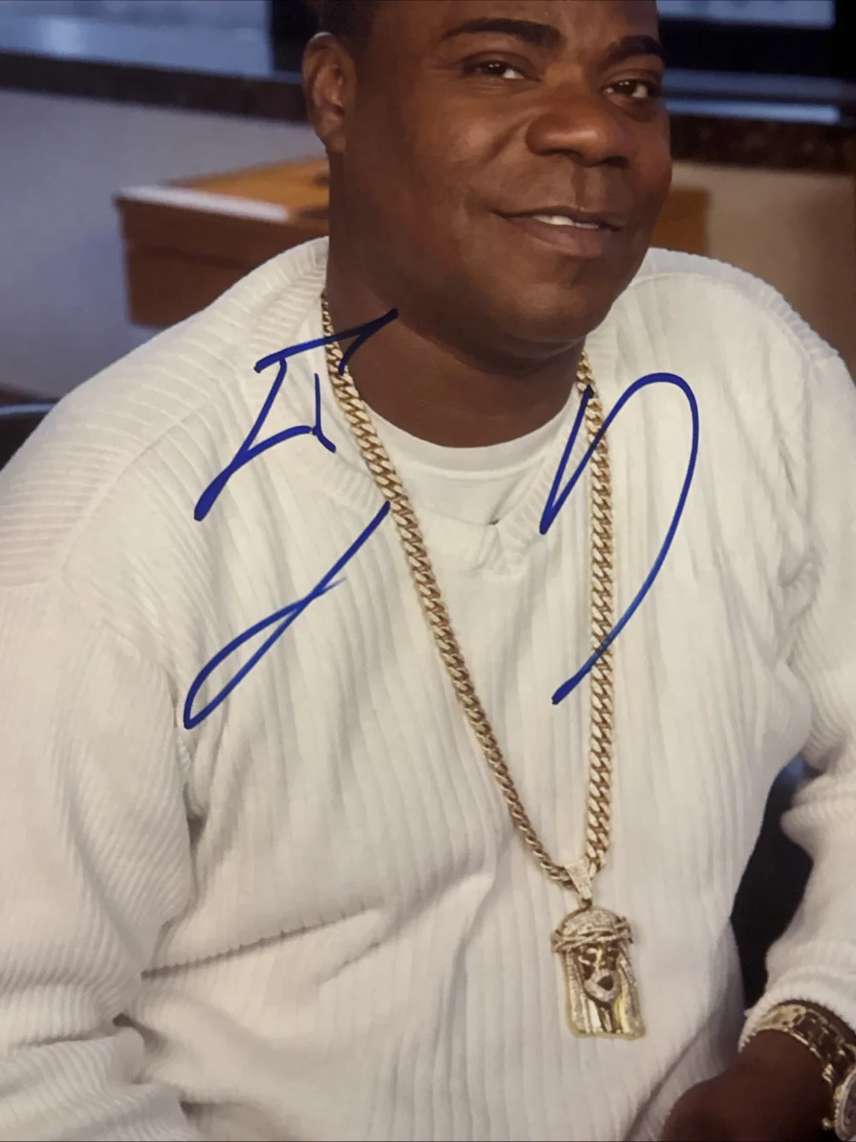 Tracy Morgan — Tracy Morgan SNL Actor Comedian Signed Autographed Photo Authentic, image 2