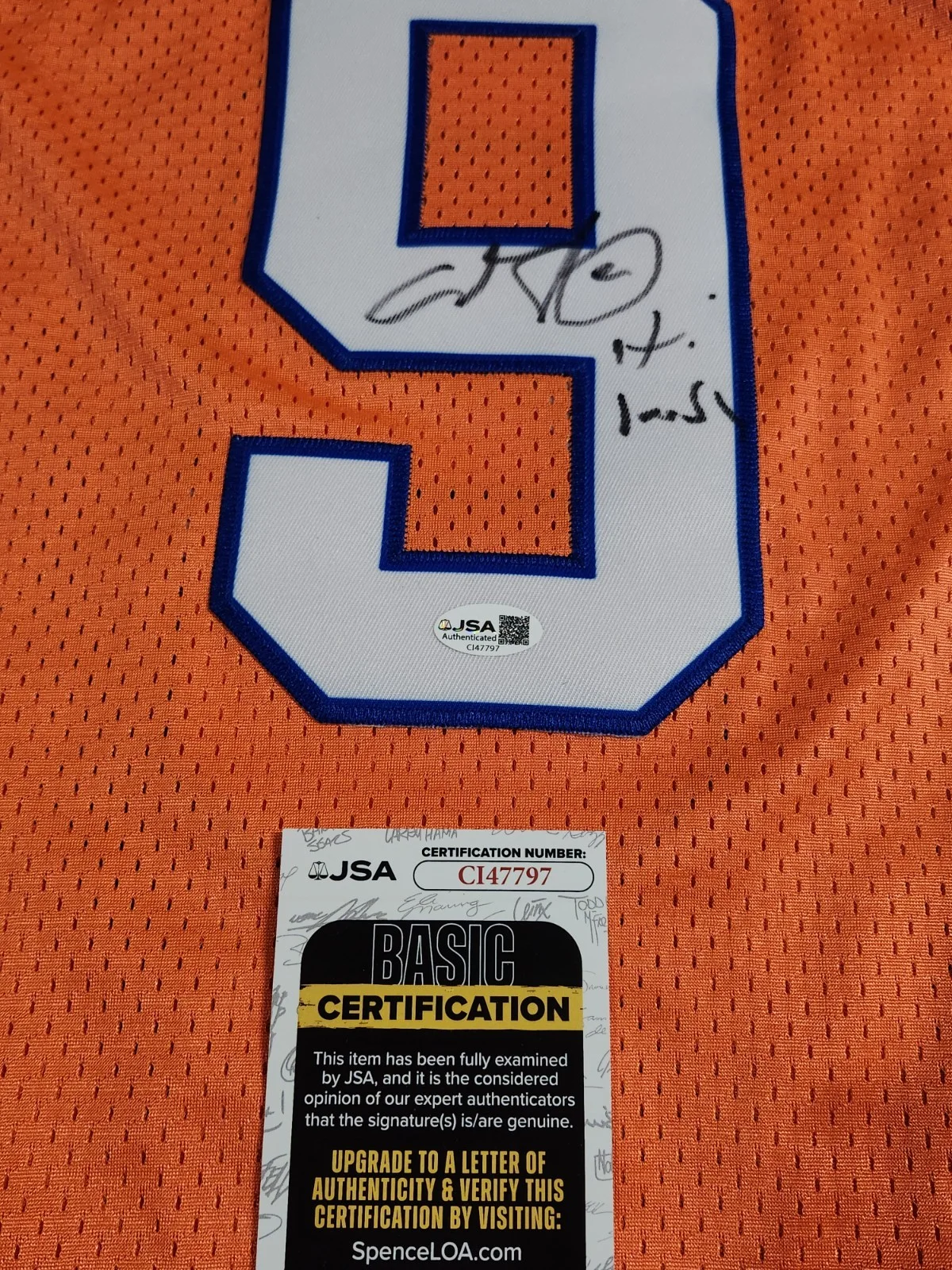 Adam Sandler — Adam Sandler Signed Autographed Custom Bobby Boucher "Waterboy" Jersey JSA COA, image 3