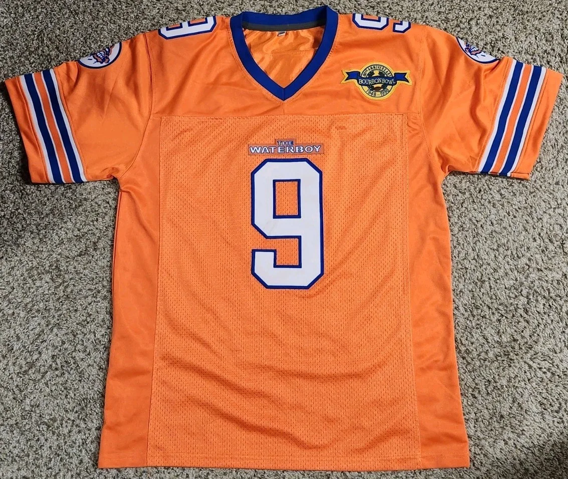 Adam Sandler — Adam Sandler Signed Autographed Custom Bobby Boucher "Waterboy" Jersey JSA COA, image 4