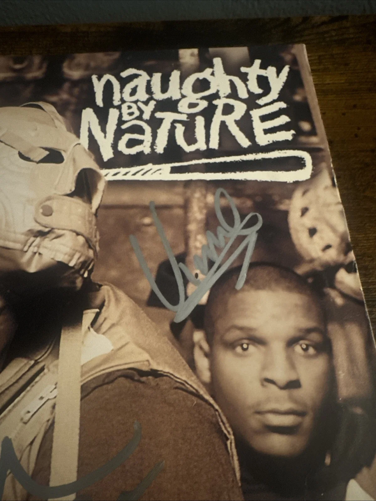 TREACH VIN Rock Kay Gee SIGNED Jamboree VINYL AUTOGRAPHED NAUGHTY BY NATURE, изображение 4