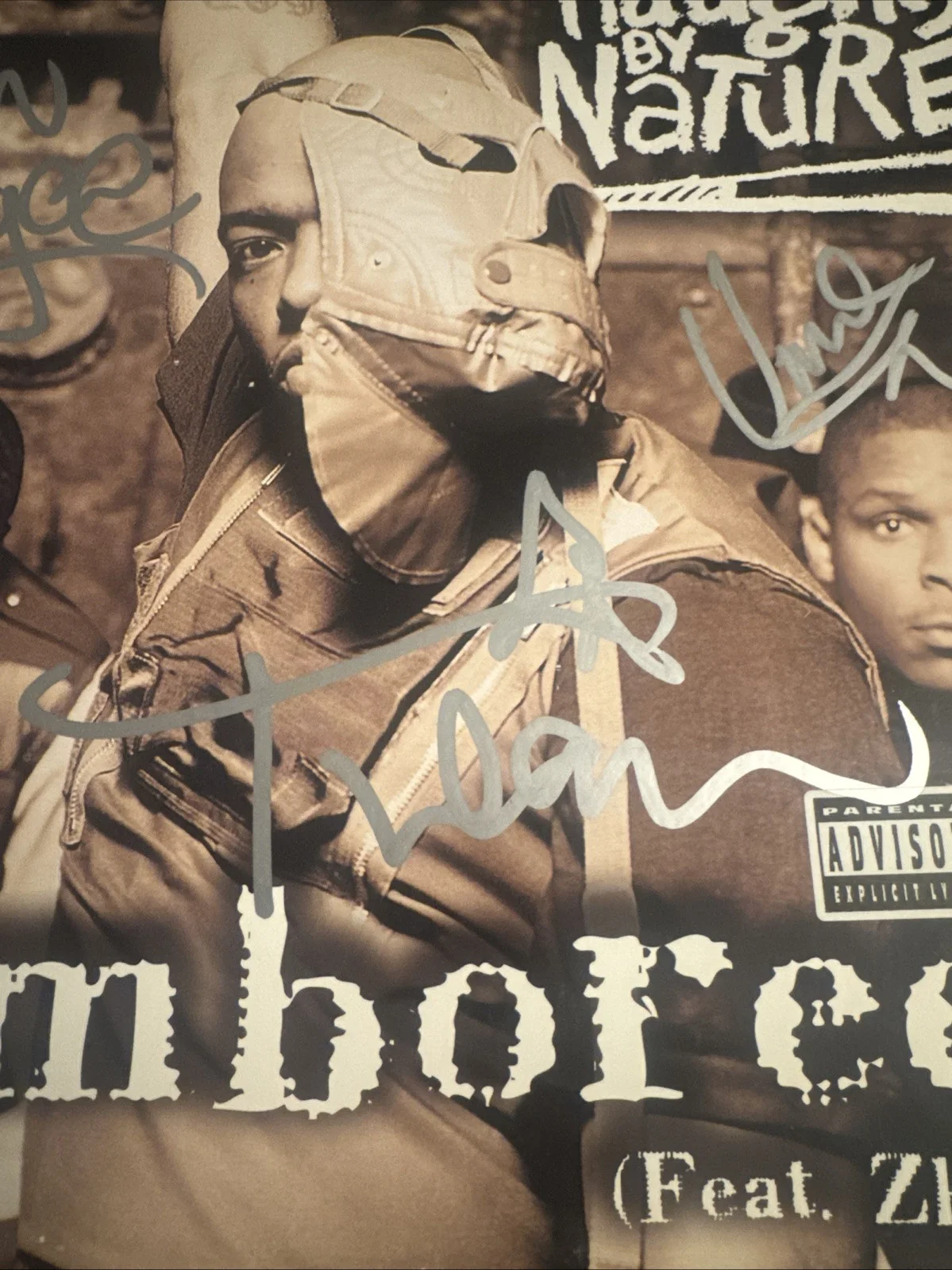 TREACH VIN Rock Kay Gee SIGNED Jamboree VINYL AUTOGRAPHED NAUGHTY BY NATURE, изображение 3