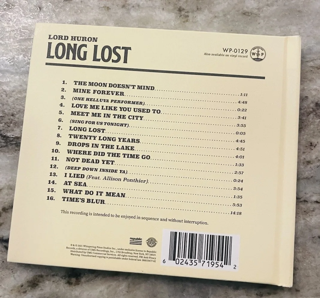 LORD HURON BEN SCHNEIDER signed autograph 'Long Lost' cd cover (RARE), image 2