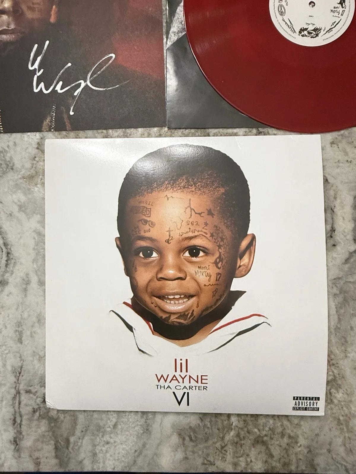 Lil Wayne Autographed Signed Vinyl Record Carter 6, image 3