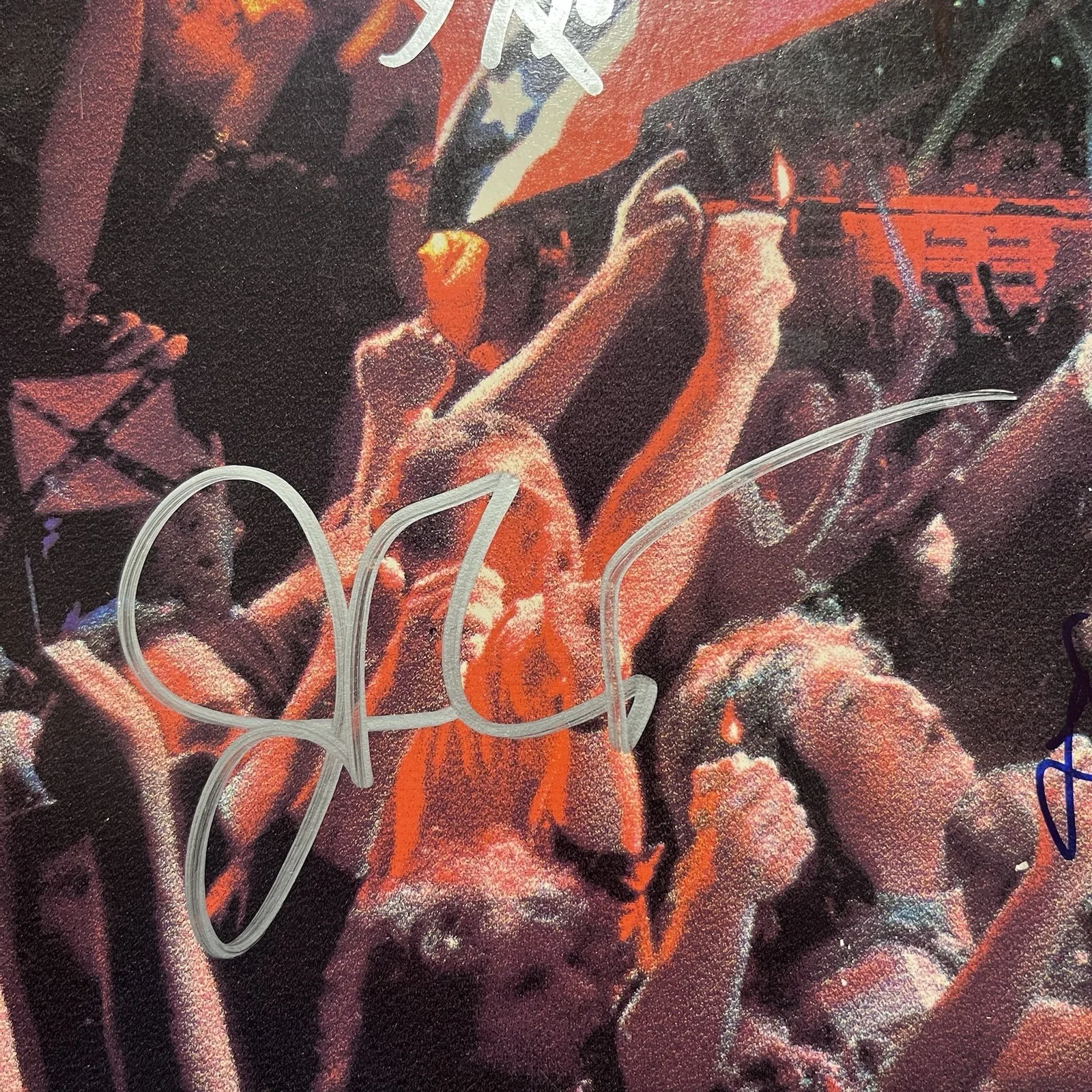 Lynyrd Skynyrd Signed Live Tribute Tour 1987 Vinyl Album Alabama Charlie Daniels, изображение 5
