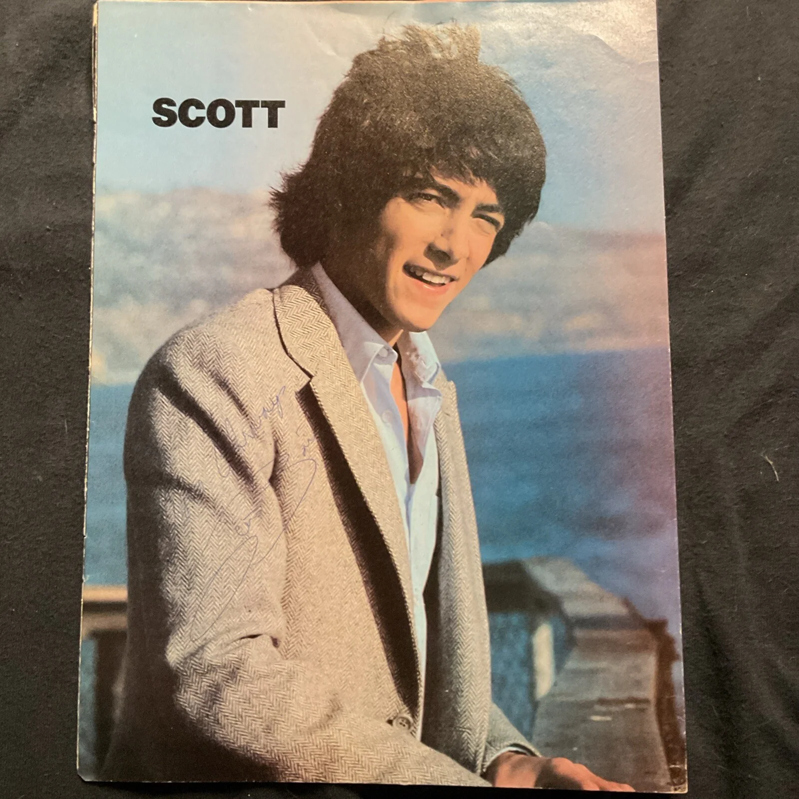 Scott Baio — SCOTT BAIO 1980's CHACHI CLASSIC TV HAPPY DAYS 8x10 SIGNED AUTOGRAPH Mag Page