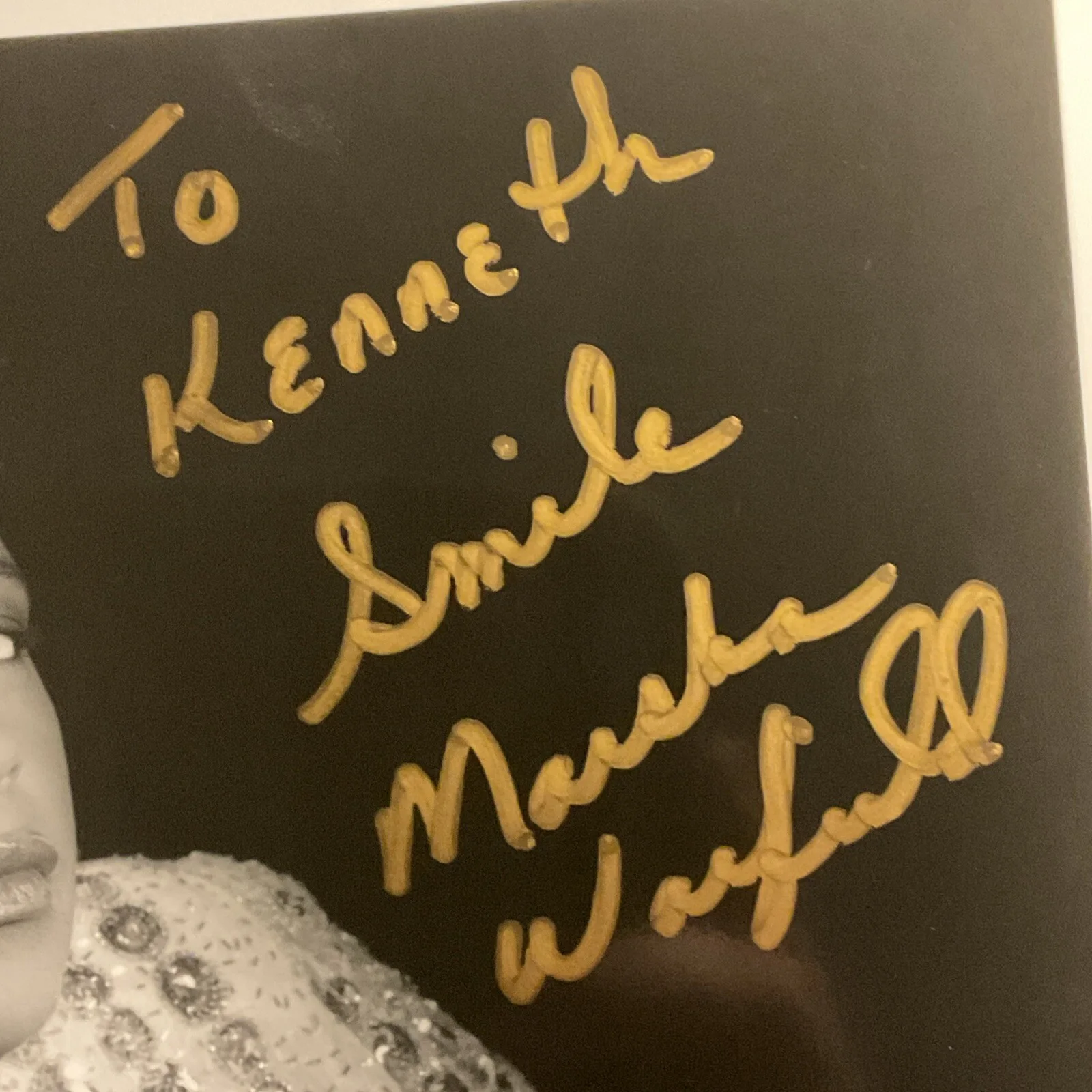 Marsha Warfield — NIGHT COURT'S ROZ MARSHA WARFIELD Diva RARE AUTOGRAPHED 8X10 PHOTO To KSK, изображение 2