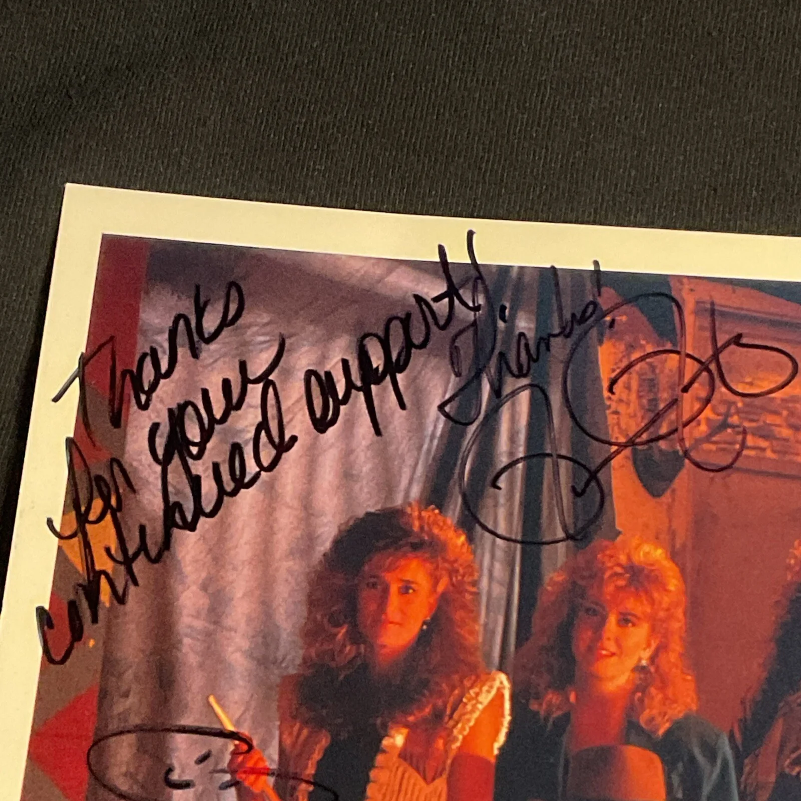 Wild Rose Band Autograph Photo 8x10 Musician Signed Stars Inscribed Authentic, image 2