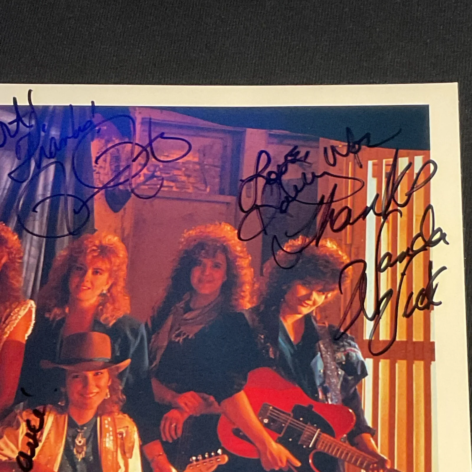 Wild Rose Band Autograph Photo 8x10 Musician Signed Stars Inscribed Authentic, image 5