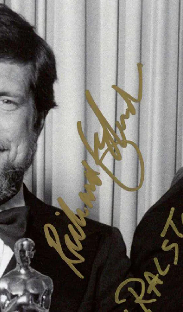 EDLUND RALSTON MUREN TIPPETT SIGNED 11x14 PHOTO ILM OSCAR STAR WARS BECKETT BAS, изображение 2