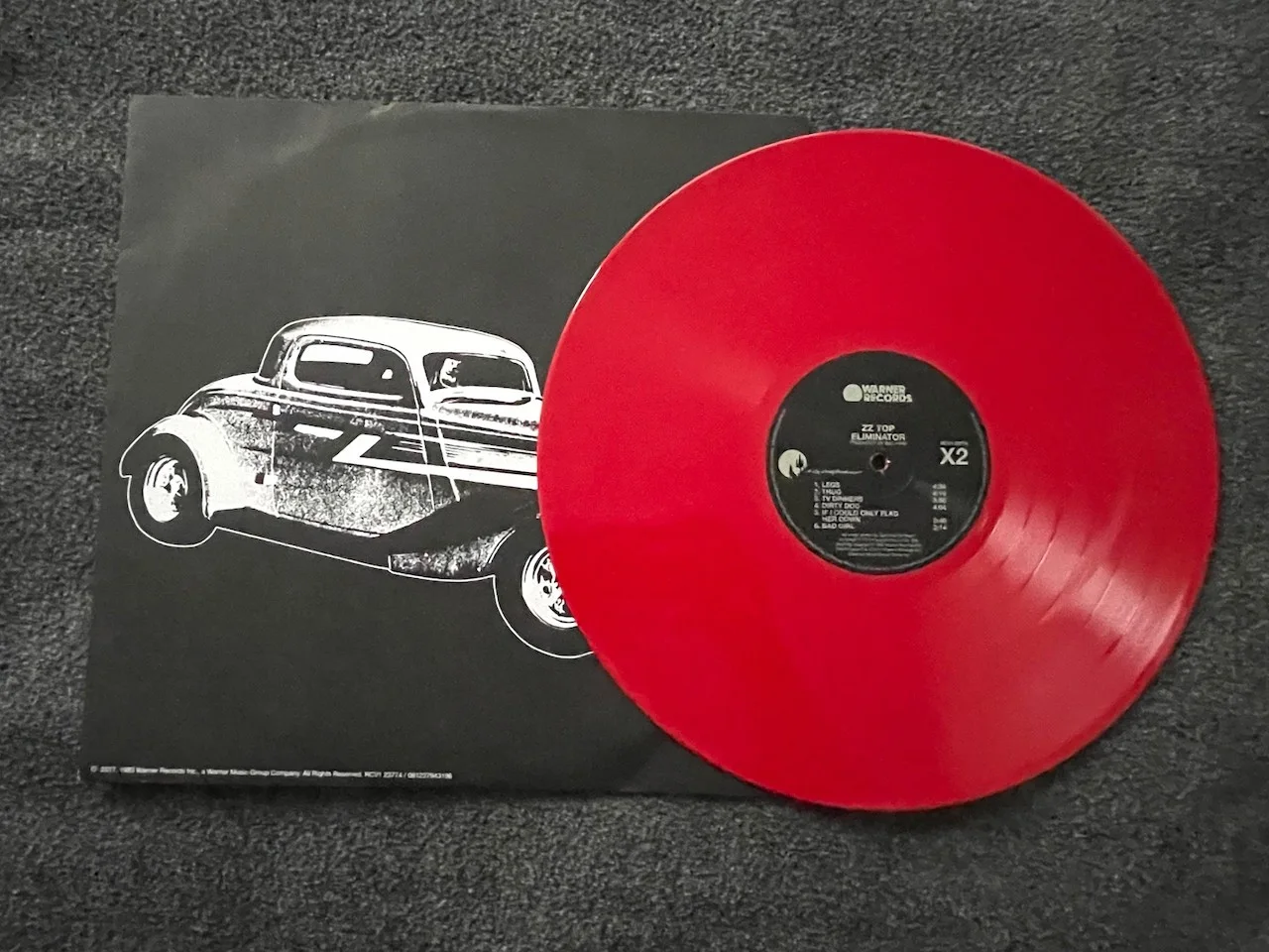 ZZ Top Billy Gibbons Signed Eliminator Record Autograph Album Vinyl!, изображение 2