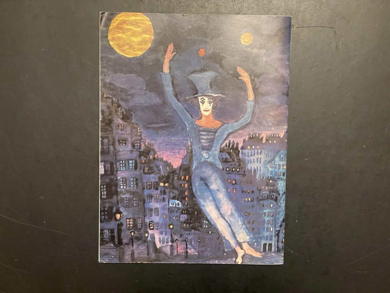 1979 Marcel Marceau Tour Program SIGNED & Inscribed Inside - World Famous Mime, image 3