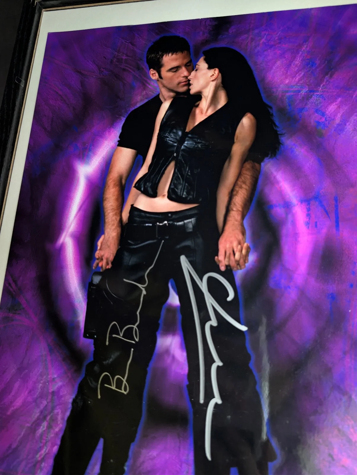 Farscape Ben Browder & Claudia Black Autograph SIGNED Photo 16x10 With Frame, изображение 4