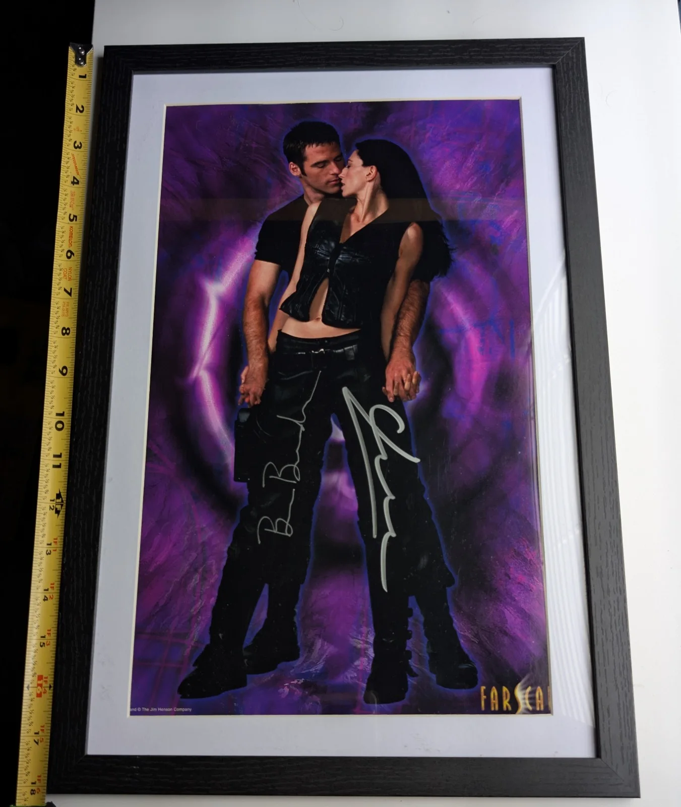 Farscape Ben Browder & Claudia Black Autograph SIGNED Photo 16x10 With Frame, изображение 5