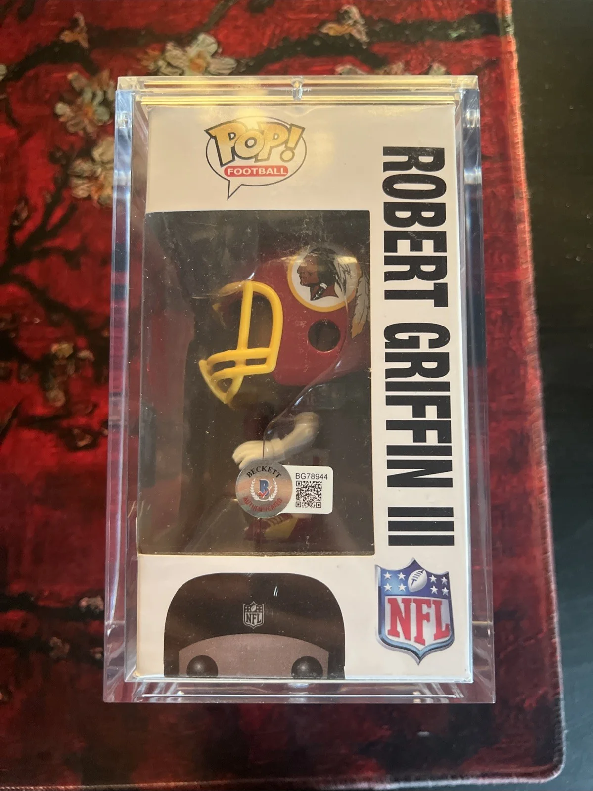 Signed Robert Griffin III Funko Pop Beckett Authentication, image 2