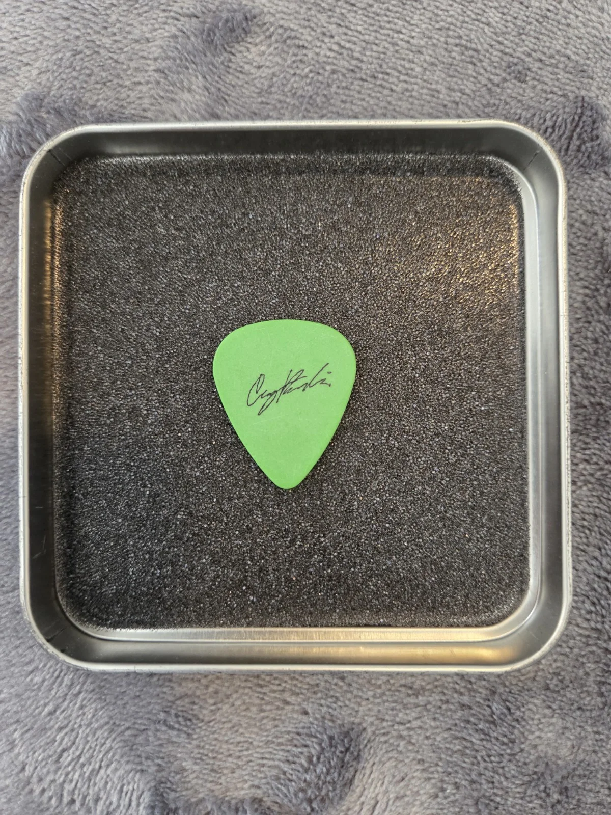 Trivium - Corey Beaulieu Signature Tour Guitar Pick - Green/Black, изображение 2