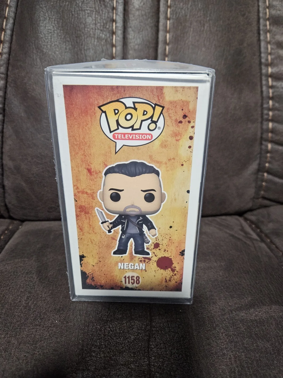 Jefffrey Dean Morgan — Jeffrey Dean Morgan Signed Negan Funko Pop 1158 Walking Dead Autograph Beckett, image 4