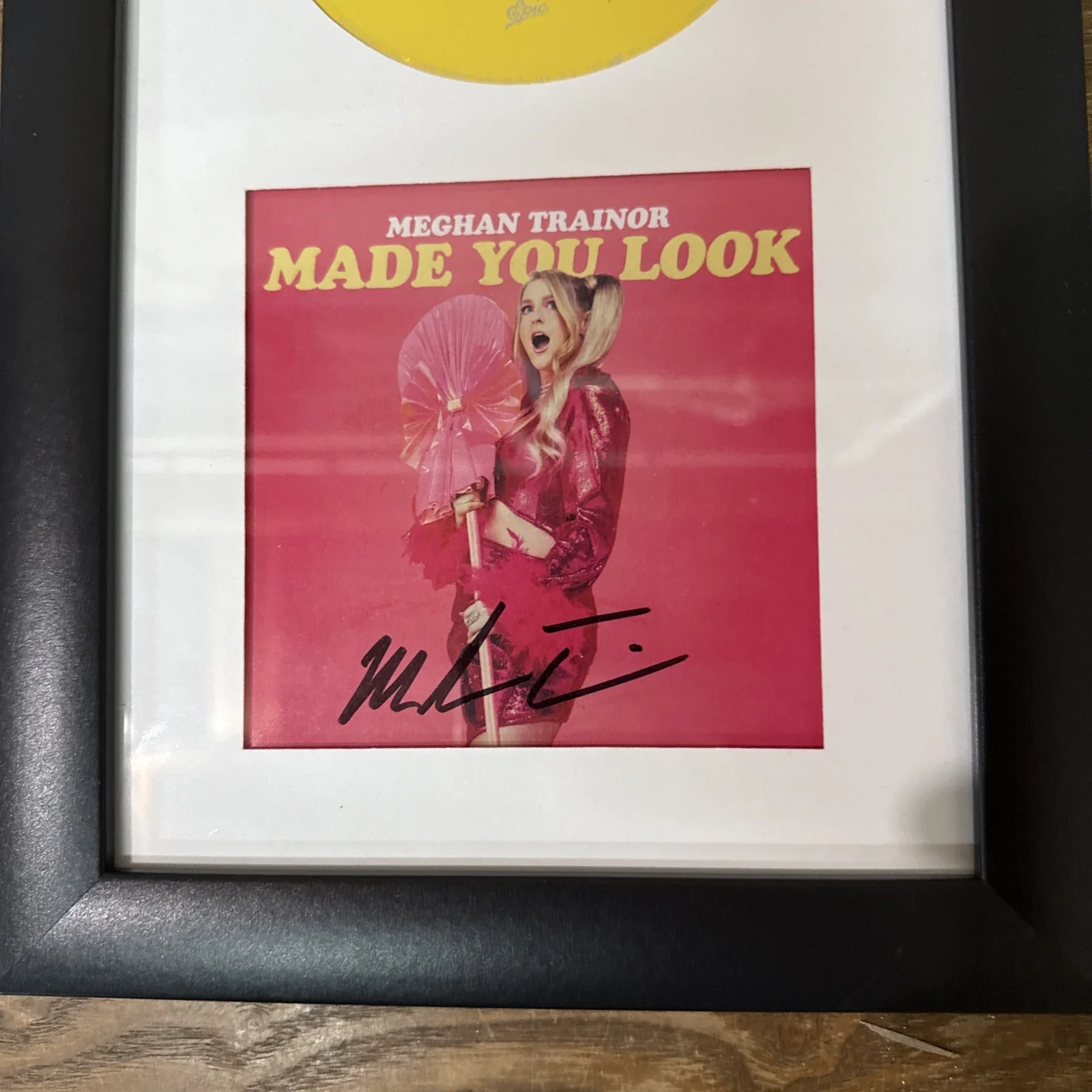 Meghan Trainor signed autograph Made You Look CD single - Framed, image 2